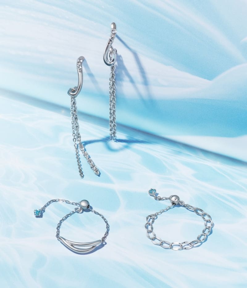 モデルが着用しているジュエリー