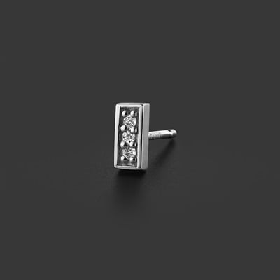 【片耳用】 4℃ プラチナ ピアス プラチナ ピアス/片耳用|112323354002 | 【公式】4℃ HOMME+