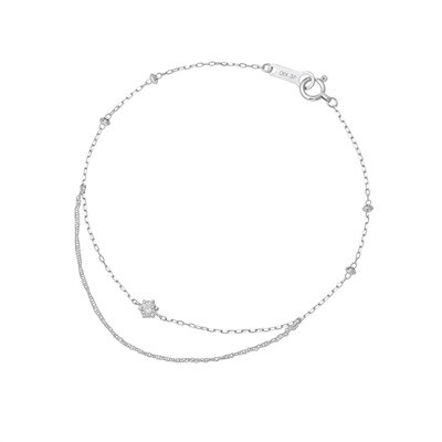 K10ホワイトゴールド ブレスレット | 112346133201 | 【公式】4