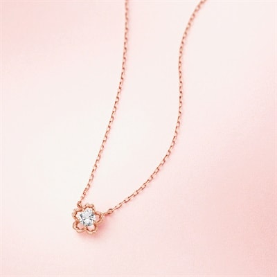 ピンクゴールド　涙型　ネックレス k10 スカラベ K10ピンクゴールド ネックレス | 112616123103 | 【公式】4