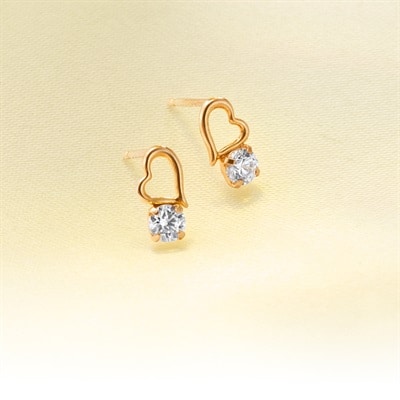 Amazon | [ヨンドシー] K10イエローゴールド(YG)ピアス