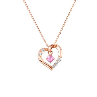 Amazon.co.jp: 4℃ ネックレス k10 ゴールド トルマリン ルビー