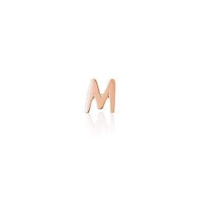 新品　K14ホワイトゴールドイニシャル『M』ピアス　片耳分とドクロルビー片耳 K10ピンクゴールド ピアス/片耳用 | 152246052105 | 【公式】CANAL4