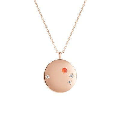 4°C シルバーネックレス ジェンダーレス ブラックカルセドニー 4°C シルバーネックレス ジェンダーレス ブラックカルセドニー