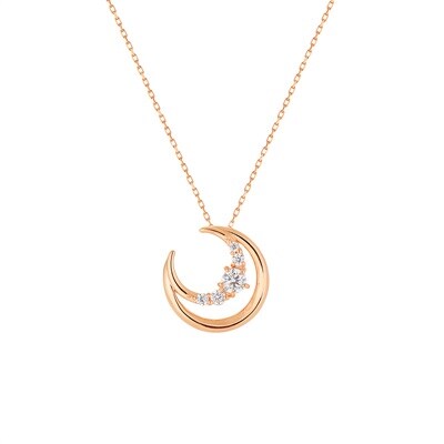 大人気!! 4℃ シルバー ピンクゴールド パールネックレス clover-leaf_4cc513951