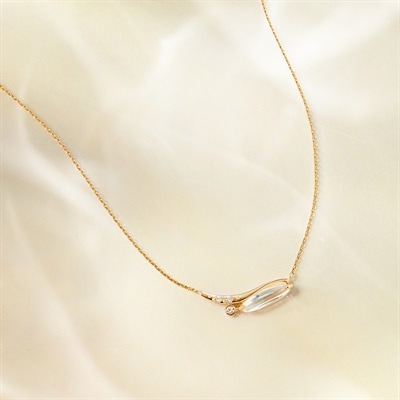 Canal 4℃ ネックレス K10 WG アイオライト 水たまり ★国内発送 K10 4℃アクアゴールド ネックレス | 152446223901 | 【公式